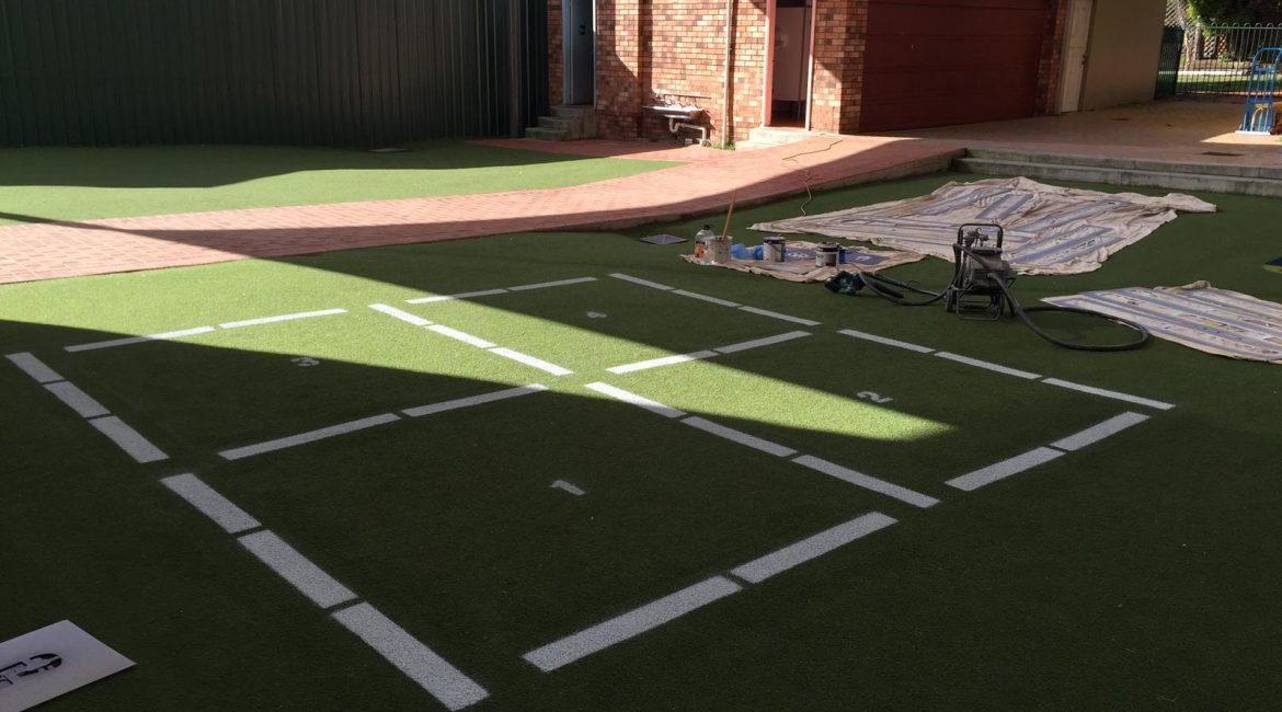 School Playground – Handball Squares