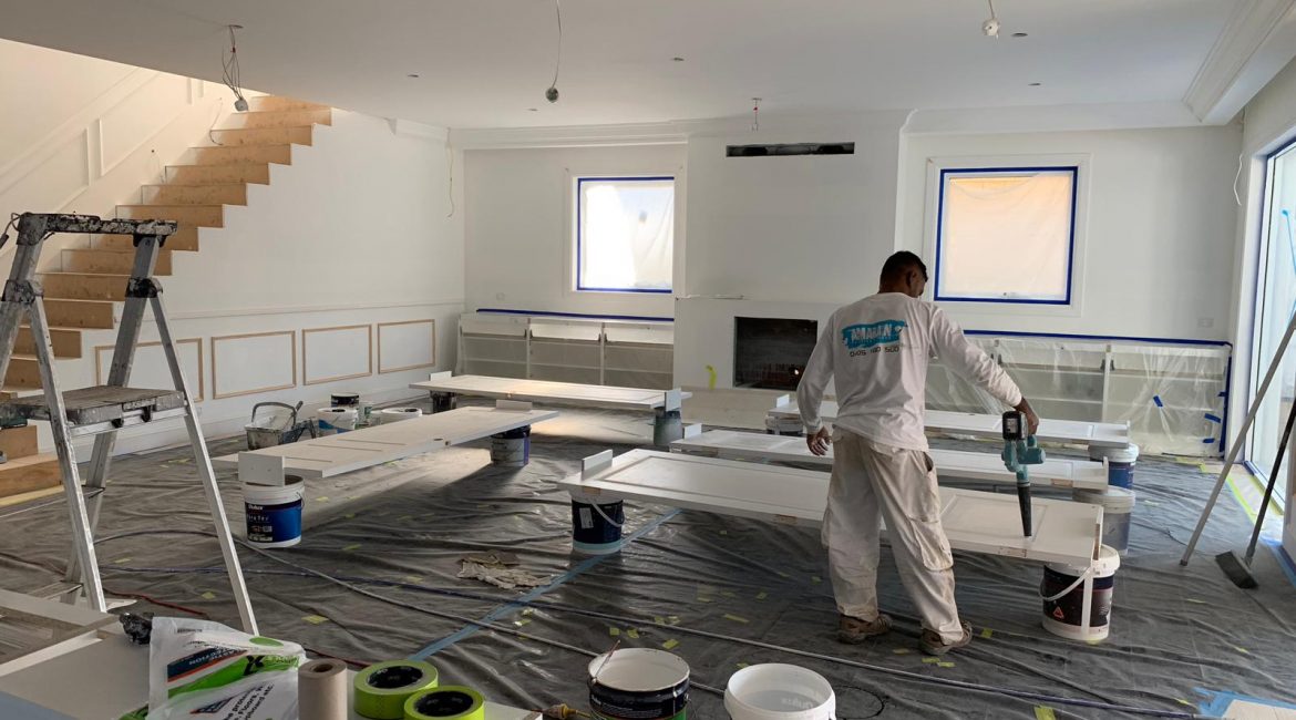 Residential Home – Interior Doors Work in Progress