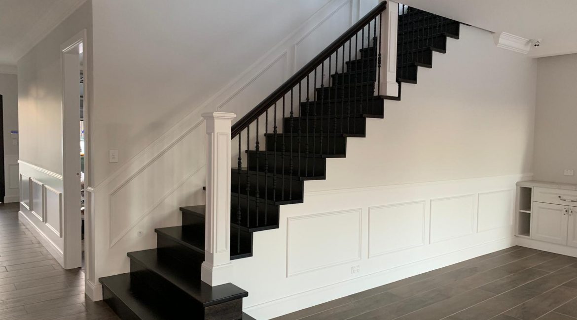 Residential Home – Interior Stairwell Complete