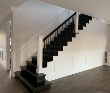 Residential Home – Interior Stairwell Complete