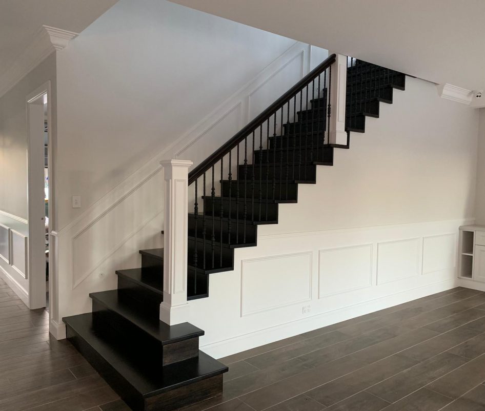 Residential Home – Interior Stairwell Complete