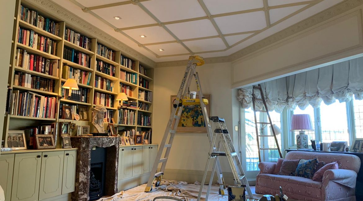 Residential Home – Interior Library Work in Progress