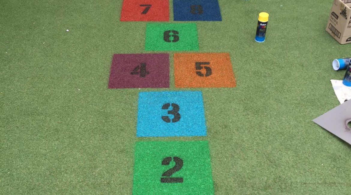 School Playground – Hop Scotch